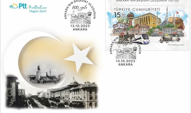 PTT'den Başkent Ankara'ya özel pul