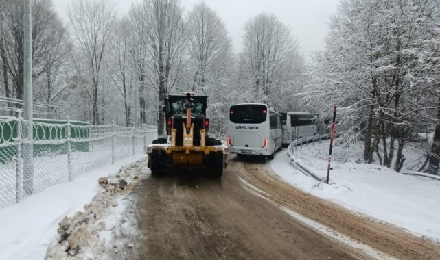 Kocaeli'nin kar kaplanları iş başında