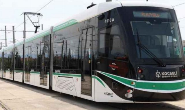 Alikahya tramvayında rayların üretimi tamamlandı