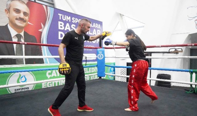 Çayırova'da kış spor okullarında eğitime devam
