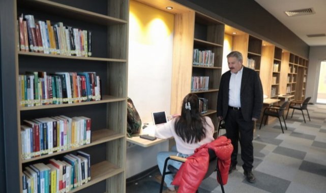 Kayseri Melikgazi'de Akıl Küpü Kütüphaneler hız kesmiyor