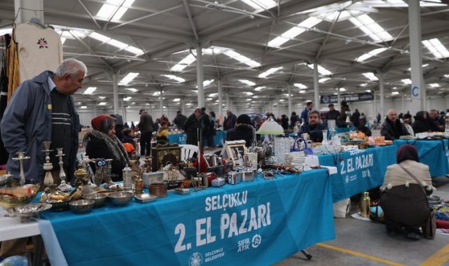 Konya Selçuklu'da 2. El Pazarı'na yoğun ilgi