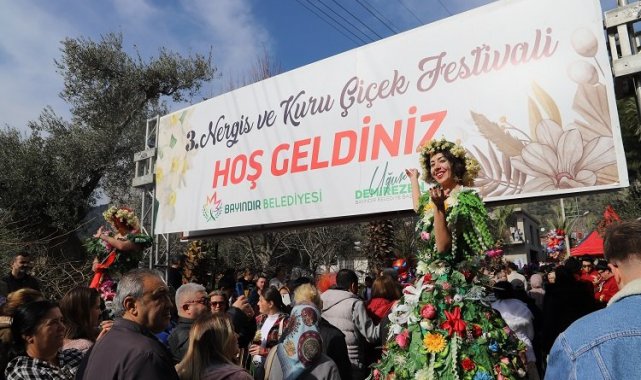 3. Bayındır Turan Nergis ve Kuru Çiçek Festivali yapıldı