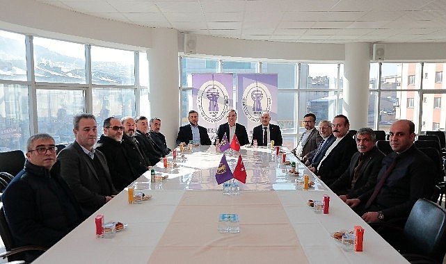 AK Parti heyetinden Kızılay ve NESOB'a ziyaret