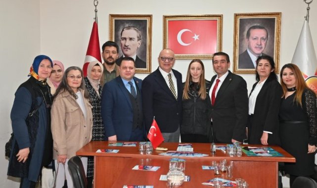 AK Parti Saruhanlı İlçe Başkanlığı Başkan Ergün'ü ağırladı