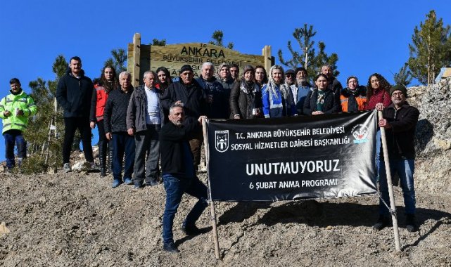 Ankara'ya 6 Şubat Depremi anısına hatıra ormanı