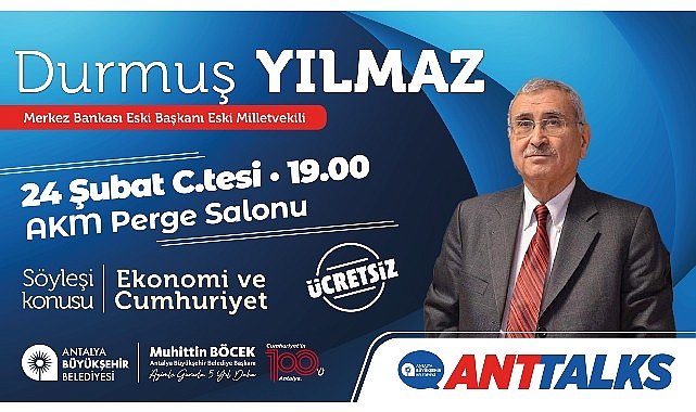 Anttakls'ın konuğu Durmuş Yılmaz