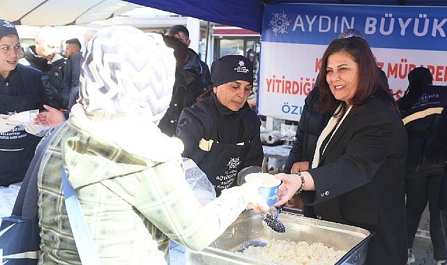 Aydın Büyükşehir Belediyesi'nden Miraç Kandili ve 6 Şubat depreminde hayatını kaybeden vatandaşlar için hayır