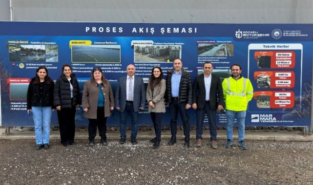 Bakanlık heyetinden İzmit Körfezi'ndeki projeye inceleme