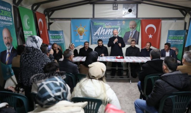 Başkan Çolakbayrakdar, "Projelerimizle yeni bir şehir kuruyoruz"