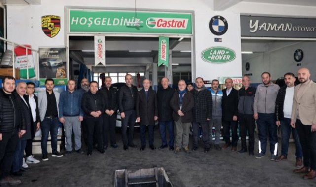 Başkan Pekyatırmacı'dan eski sanayi esnafına ziyaret
