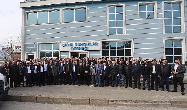 Canik Muhtarlarından Başkan İbrahim Sandıkçı'ya Tam Destek