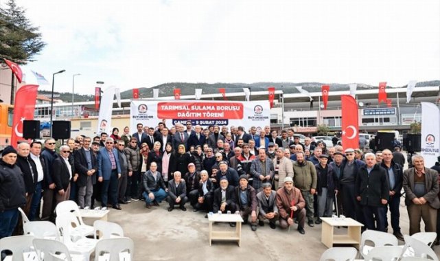 Denizli Büyükşehir'den tarımsal sulamaya dev destek