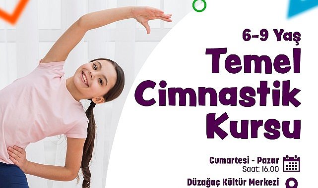 Gölcük Belediyesi tarafından tadilatı tamamlanarak yenilenen Düzağaç Kültür Merkezi'nde temel cimnastik kursu başlıyor