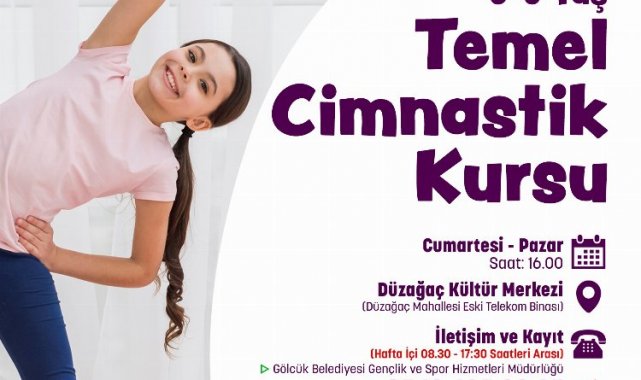 Gölcük'te temel cimnastik kursu başlıyor