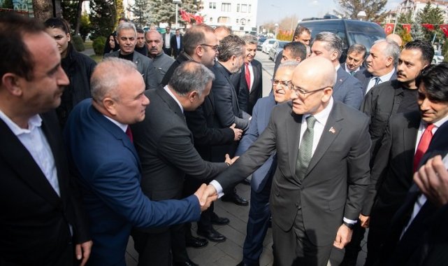 Hazine ve Maliye Bakanı Şimşek'ten Başkan Büyükkılıç'a ziyaret