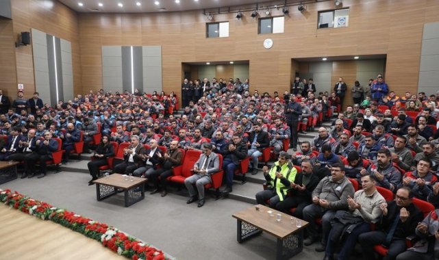 Kayseri Melikgazi personeline deprem teşekkürü
