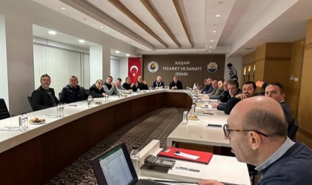 Keşan TSO Ocak ayı meclis toplantısı gerçekleştirildi