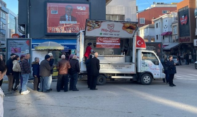 MHP'den Miraç Kandili ve 6 Şubat depreminin yıldönümü nedeniyle lokma dağıtımı