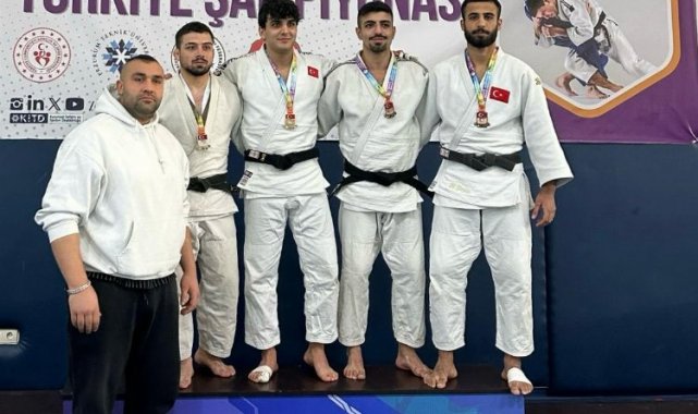 Sakaryalı judocu Sedat Durmuş Erzurum'da podyuma çıktı
