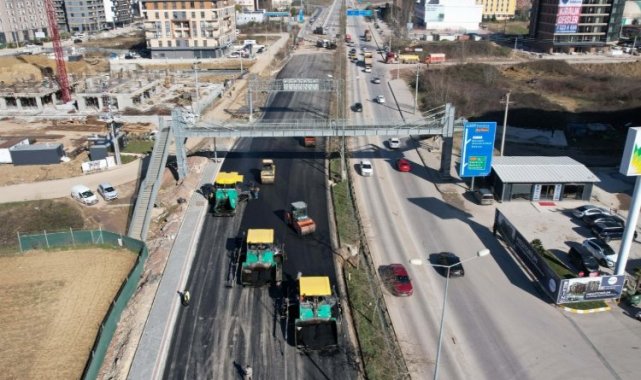 Yeşilova-Solaklar Kavşağı'nda çalışmalar sürüyor