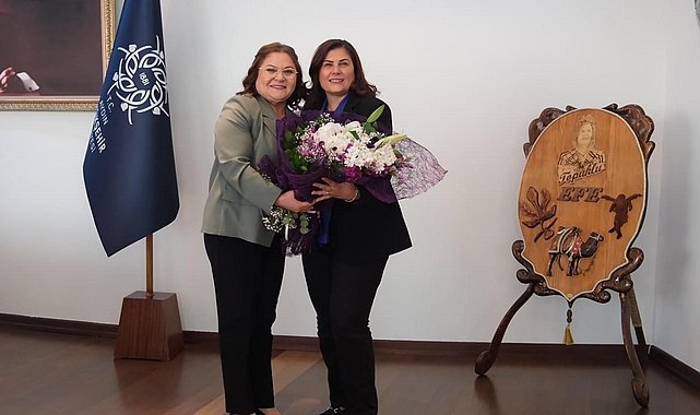 Didim Belediye Başkanı Hatice Gençay, Aydın Büyükşehir Belediye Başkanı Özlem Çerçioğlu'nu ziyaret etti