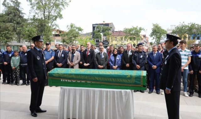 İnegöl'de vefat eden zabıta memuru Şengün için tören düzenlendi