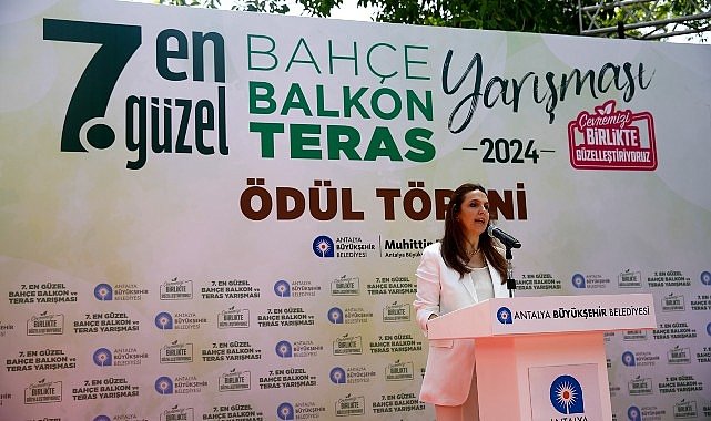 'En Güzel Bahçe, Balkon ve Teras Yarışması' ödülleri sahiplerini buldu