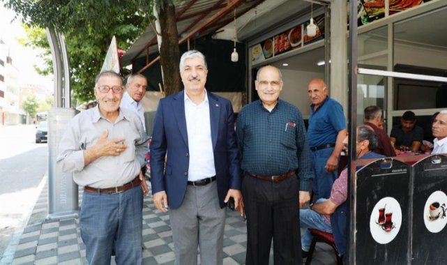 Başkan Ömeroğlu'ndan esnafa ziyaret