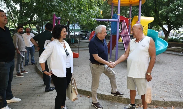 Başkan Şadi Özdemir'den Nilüfer'in parklarına yerinde inceleme