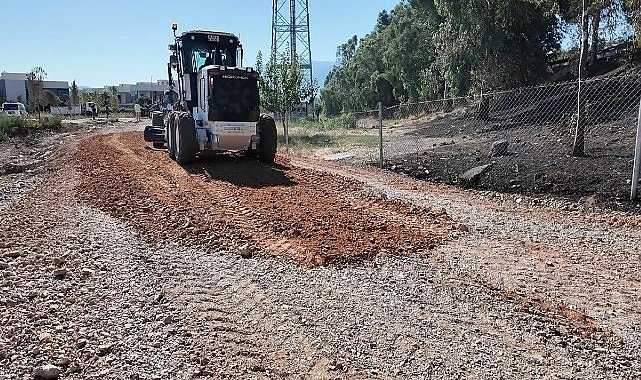 Bornova'da yeni yol çalışması