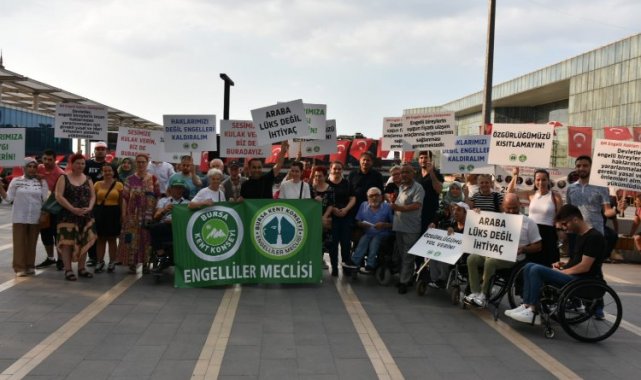 Bursa Kent Konseyi Engelliler Meclisi'nden 'ÖTV' çağrısı