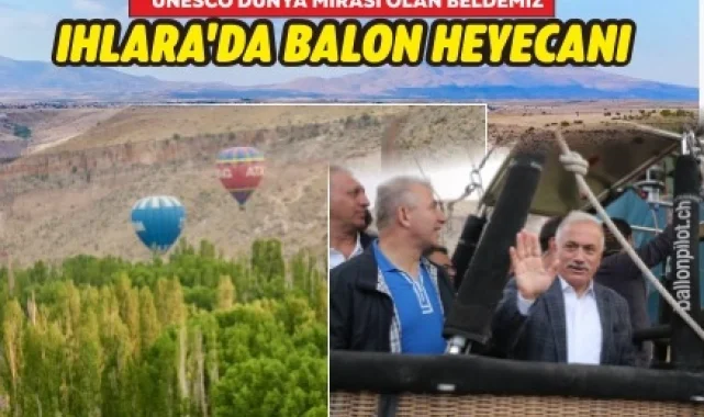 Ihlara Vadisi'nde gökyüzüne renkli balonlar yükseliyor