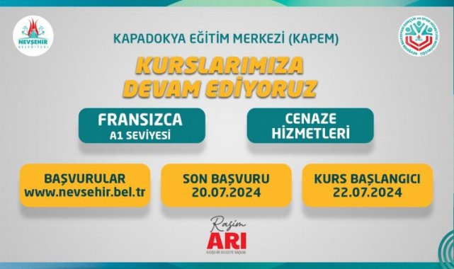KAPEM'de 2 yeni yeni kurs açılıyor