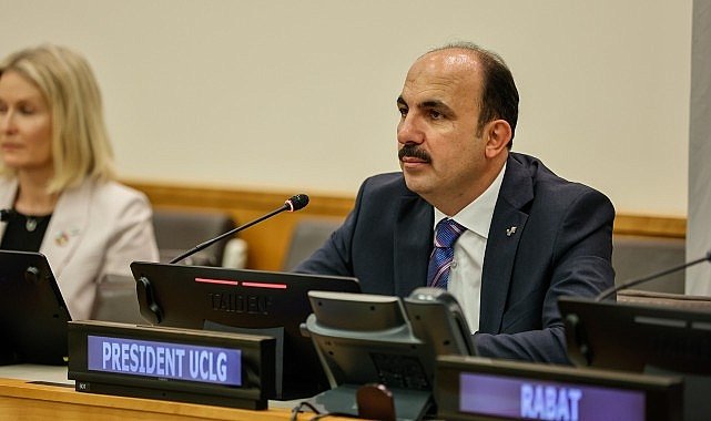 UCLG Başkanı Altay BM Genel Merkezi'nde Dünya Belediyelerine Seslendi: “Her Ortamda Filistinlilerin Sesi Olmaya Devam Edeceğiz