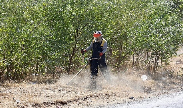 Didim Belediyesi ekipleri ilçenin göz bebeği olan Akbük Mahallesi'nde çalışmalarına ara vermeden devam ediyor.