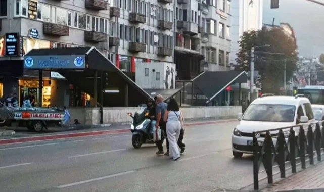Bursa Atatürk Caddesi'nde yaya sorunu