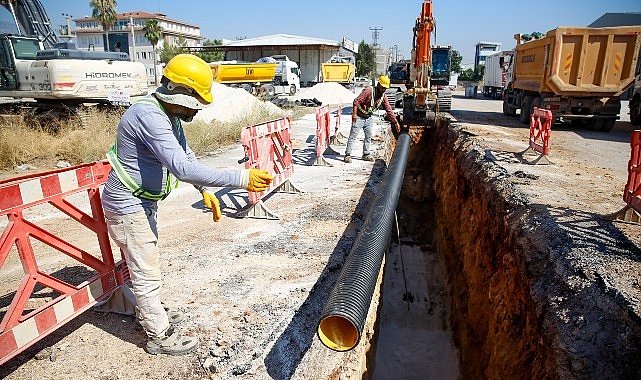 Büyükşehir'in büyük yatırımında çalışmalar sürüyor