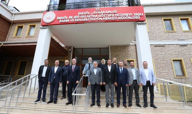 Başkan Alper Taban'dan itfaiye personeli ve huzur evi sakinlerine ziyaret