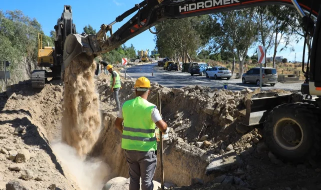 Bodrum'daki arızalı içme suyu hatları yenileniyor