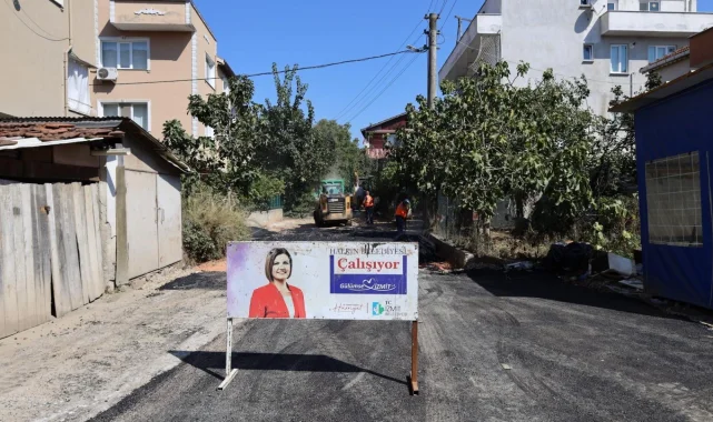İzmit Belediyesinden Yeşilova'da asfalt konforu