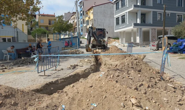 Balıkesir Ayvalık'ta yılların sorununa BASKİ'den kalıcı çözüm