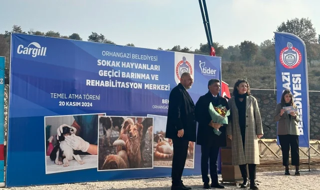 Bursa Orhangazi'de 'Sokak Hayvanları Rehabilitasyonu' için temel atıldı