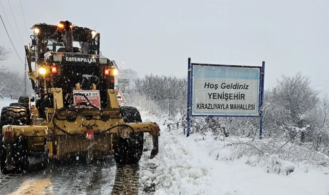 Bursa'da kapalı yol kalmadı