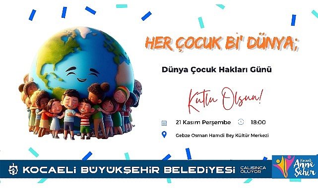 Kocaeli'de “Dünya Çocuk Hakları Günü