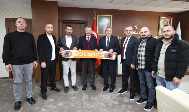 KOSİDEF'ten Başkan Büyükakın'a nezaket ziyareti