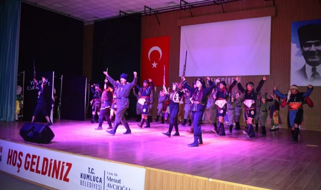 Kumluca 101. yılı sanatsal çoşku ile kutladı