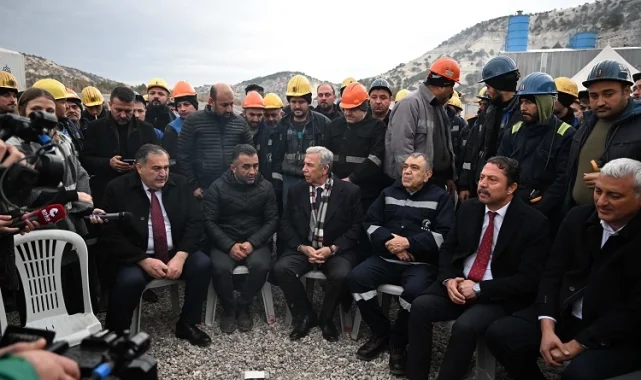 Mansur Yavaş'tan grevdeki işçilere ziyaret