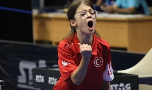 Muğlalı masa tenisi sporcusu Türkiye'yi temsil etti