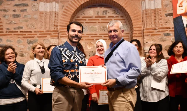 Osmangazi'de ritim atölyesi kursiyerleri sertifikalarını aldı